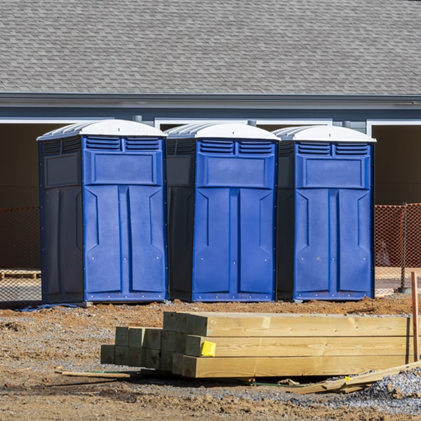 how do you ensure the portable restrooms are secure and safe from vandalism during an event in Nittany